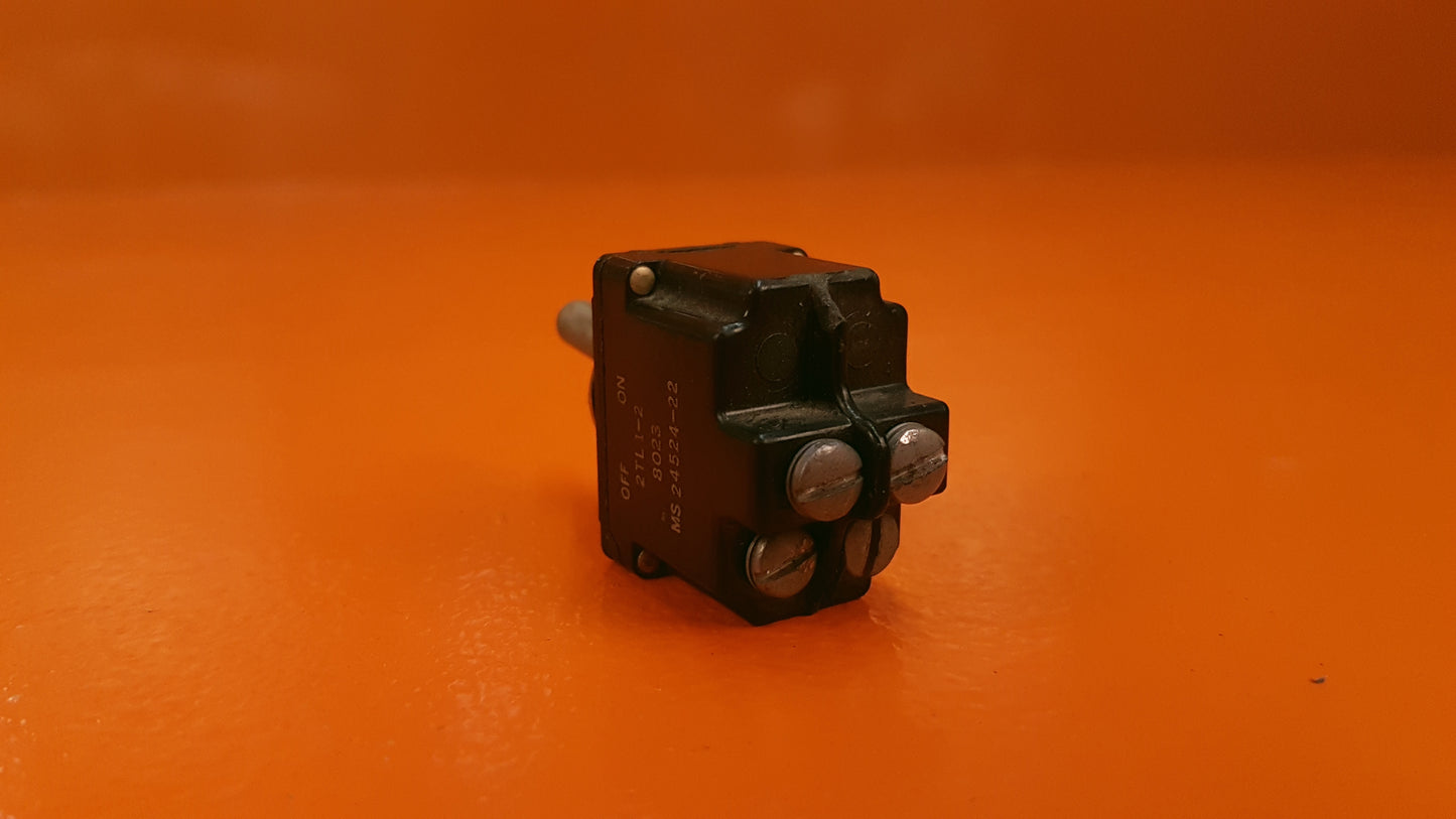 MS24524-22 Honeywell Sealed Toggle Switch
