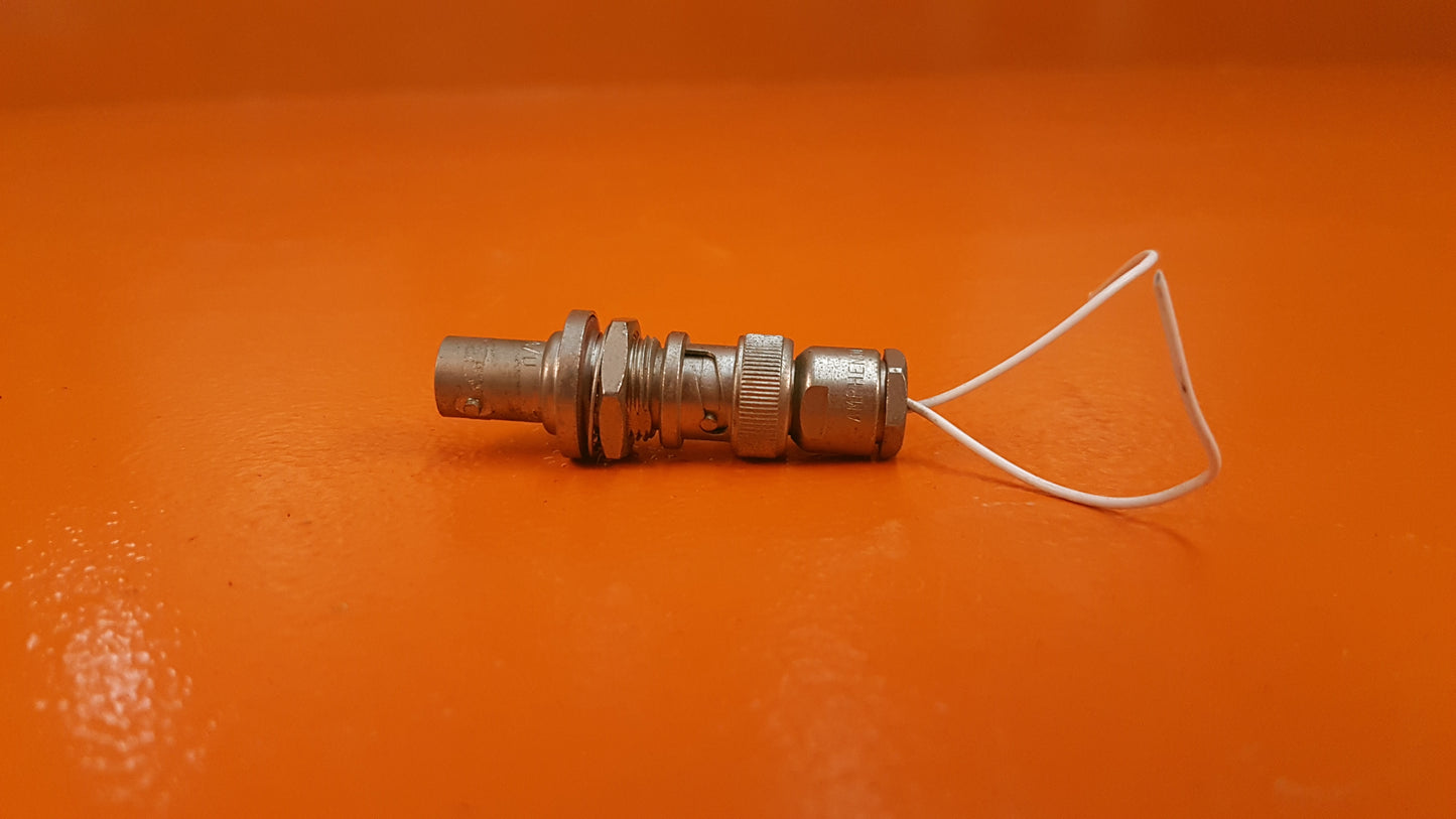 UG-492A/U Amphenol Pressurized Straight Bulkhead BNC Jack to Jack Adapter