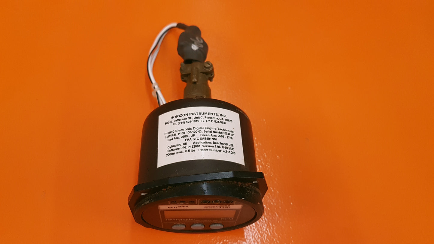 P100-100-100-03 Horizon P-1000 Electronic Digital Tachometer