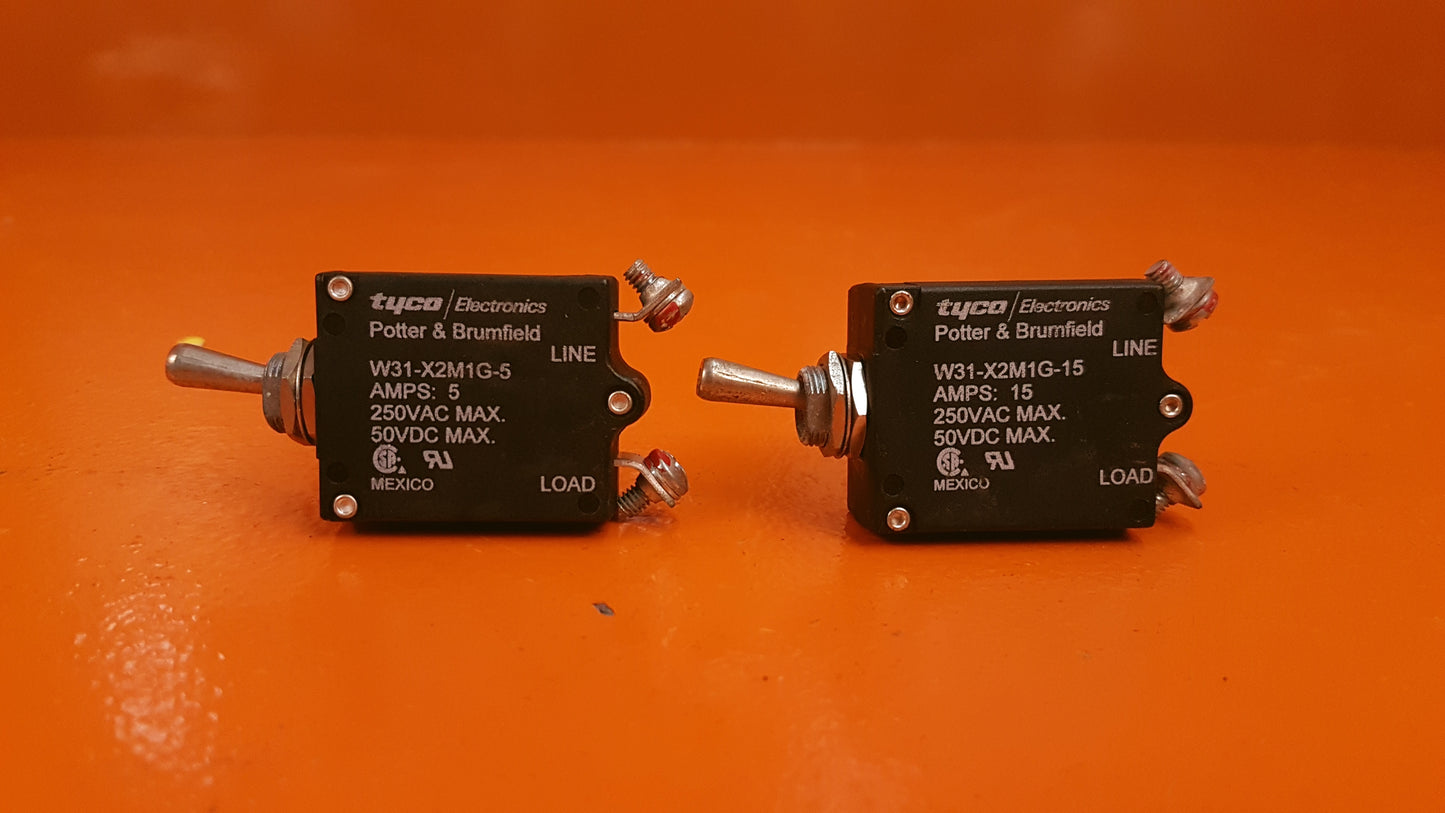 W31-X2M1G-15 Tyco Electronics Switch Circuit Breaker Kit