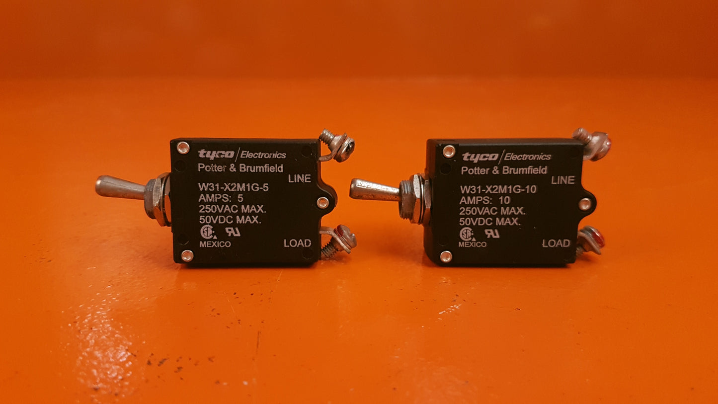 W31-X2M1G-5 Tyco Electronics Switch Circuit Breaker Kit