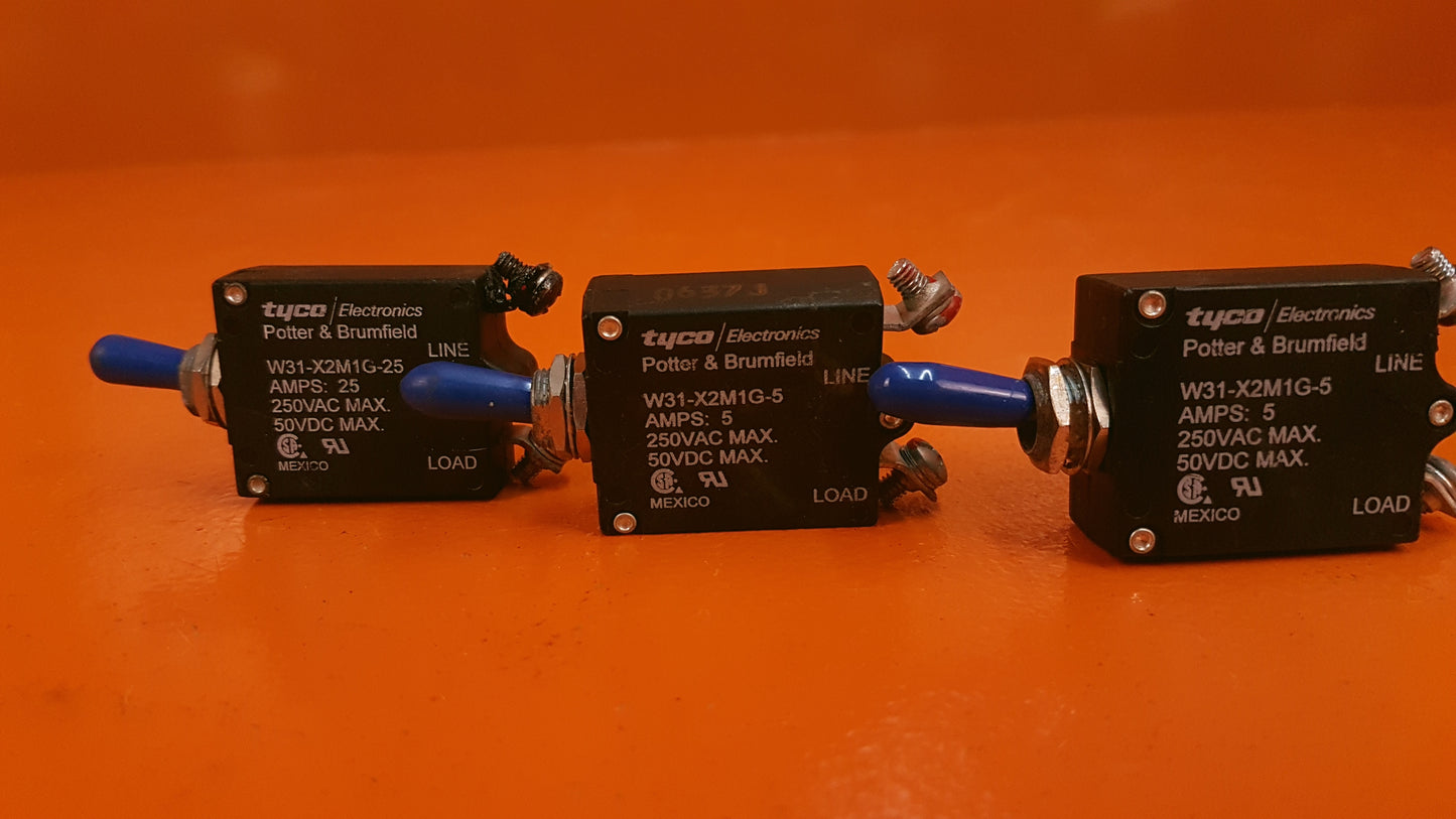 W31-X2M1G-5 Tyco Electronics Switch Circuit Breaker Kit