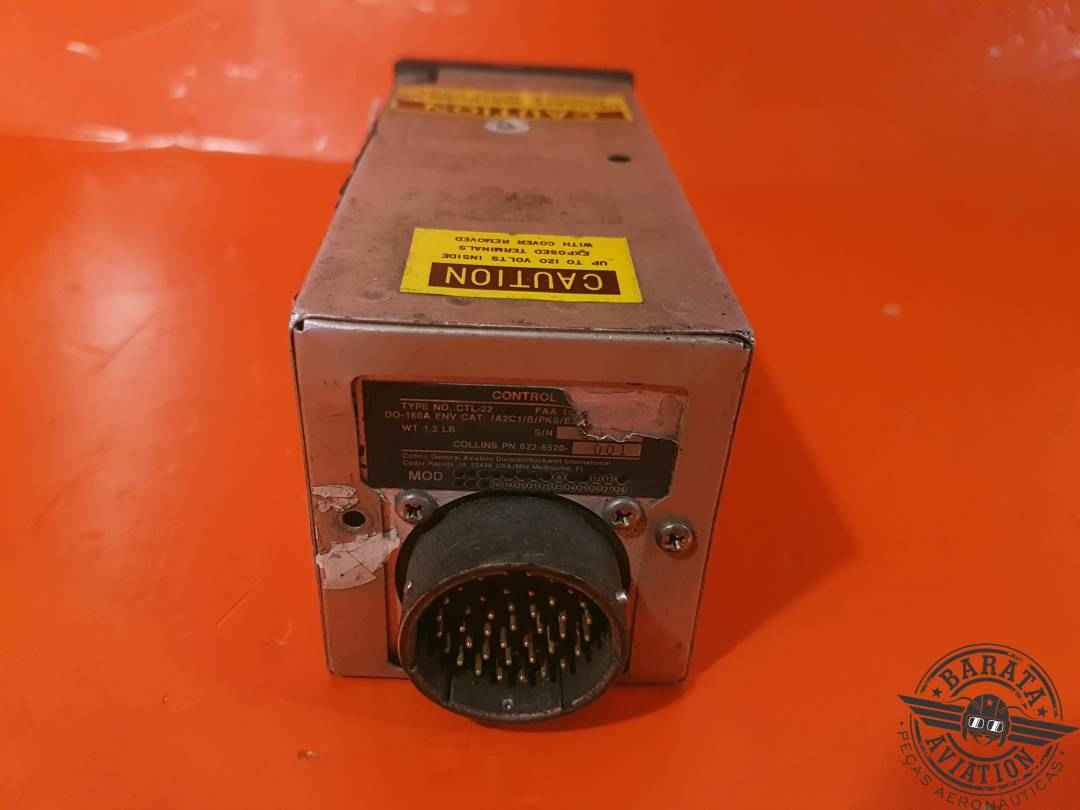 622-6520-001 Collins CTL-22 Comm Controll - Não Funciona - Apenas para Retirada de peças
