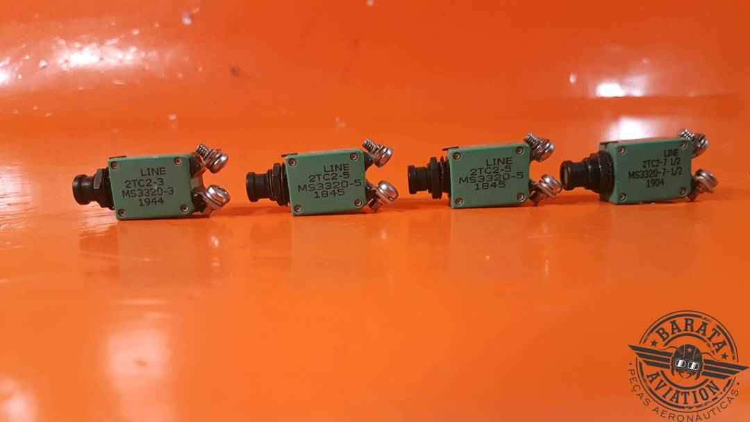 Klixon Set of 4 Circuit Breakers