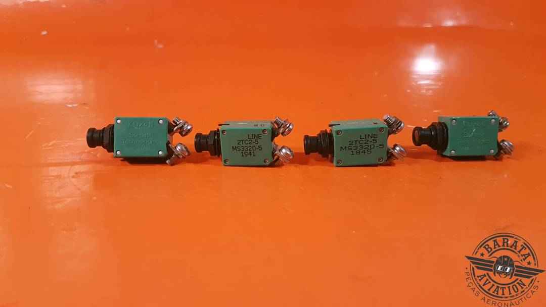 Klixon Set of 4 Circuit Breakers