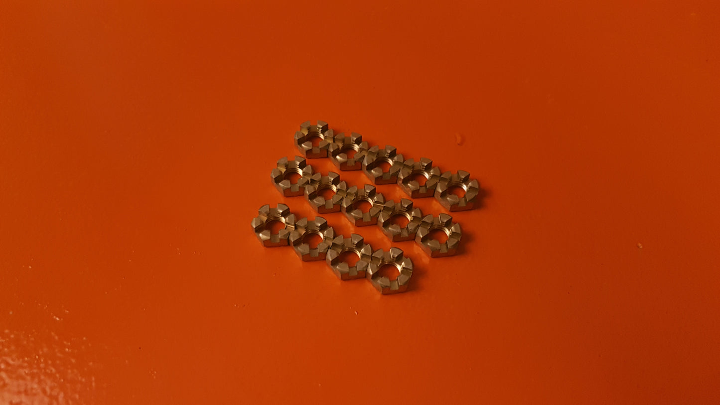 AN320-4 Plain Castellated Nut Kit) - w/ 14 units