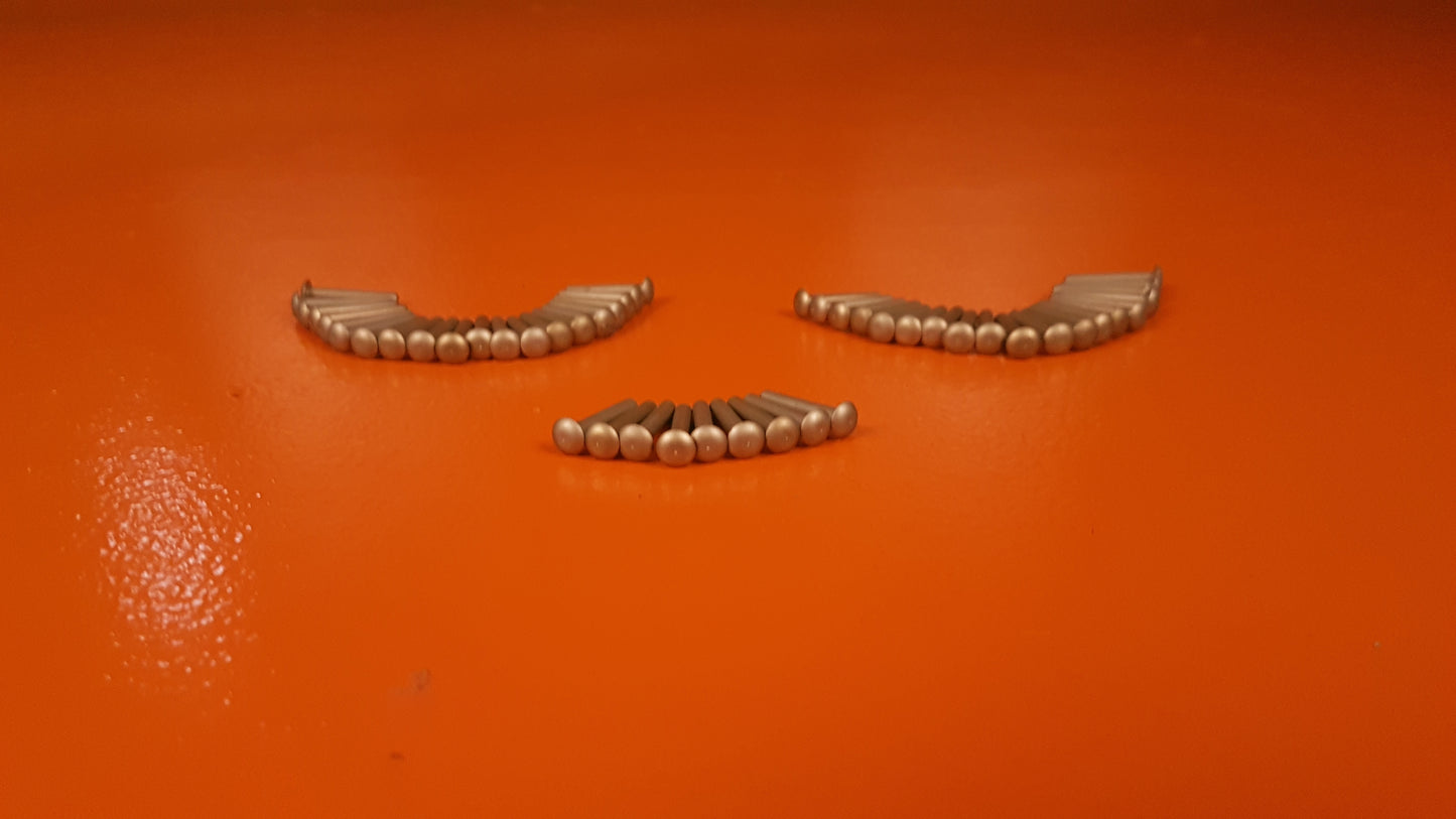 AN470A-4-12 Solid Aluminum Rivets Kit - w/ 49 units.