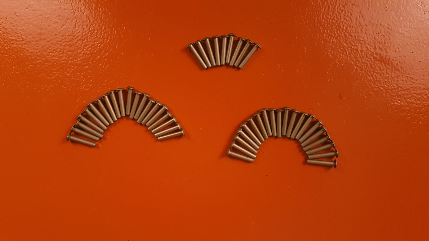 AN470A-4-12 Solid Aluminum Rivets Kit - w/ 49 units.