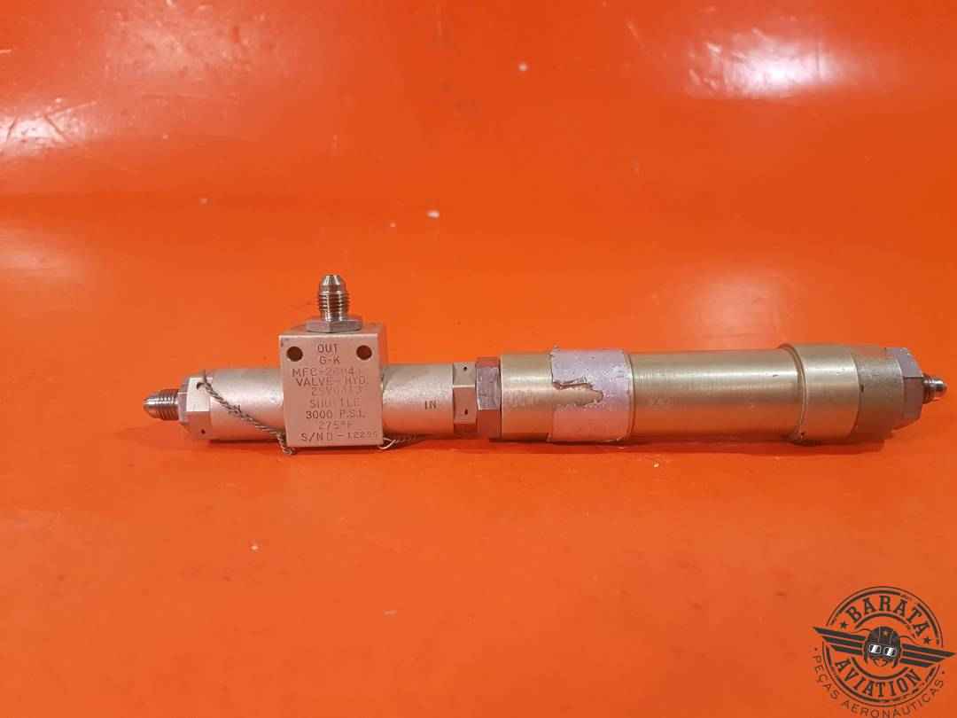 2380114-1 Gates Learjet Valve Assy - Hydraulic Shuttle 3000 PSI - 275º F