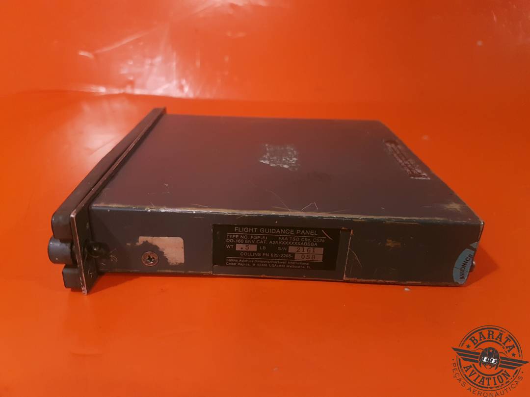622-2265-058 Collins FGP-81 Flight Guidance Panel 