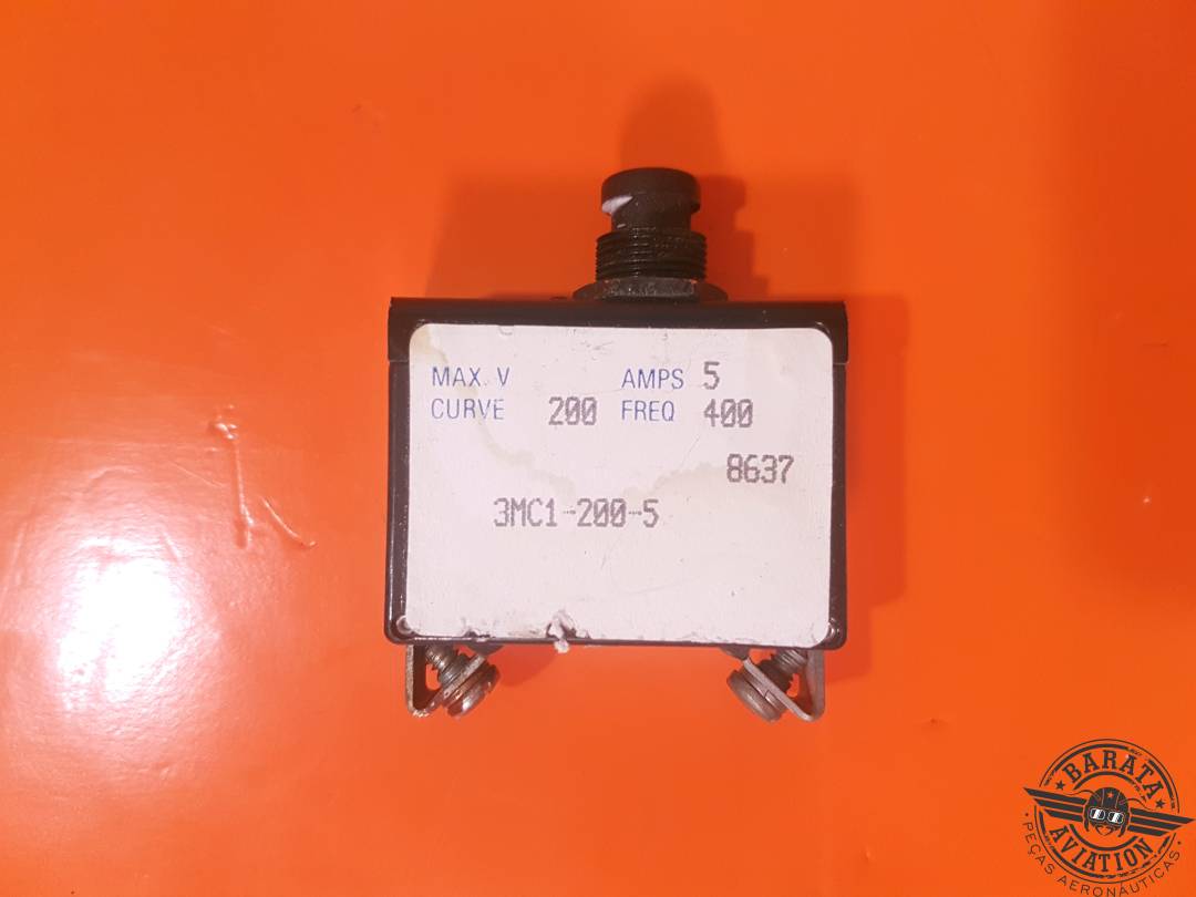 Disyuntor Klixon 3MC1-200-5 de 5 amperios