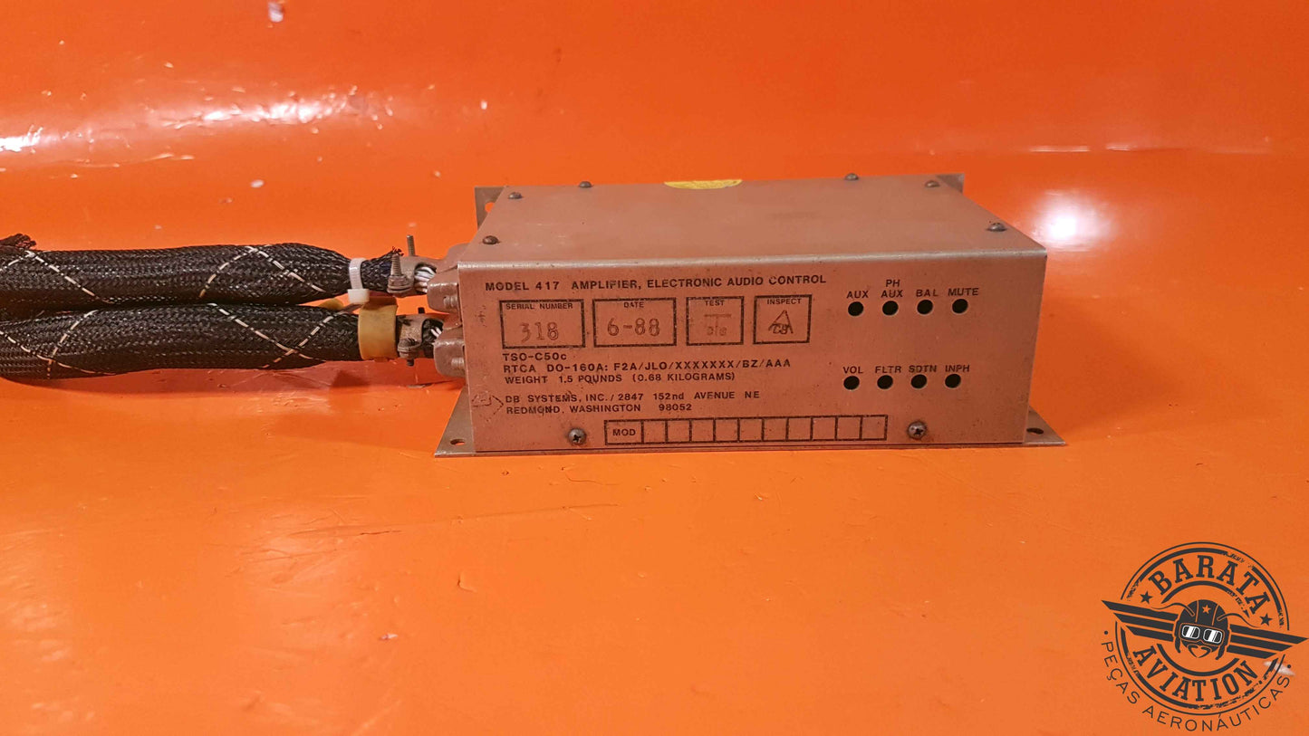 417 DB Systems Electronic Audio Control Amplifier