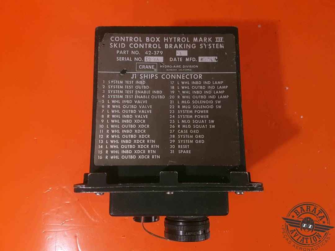 42-379-1 Hydro-Aire Mark III Control Box Hytrol Skid Control