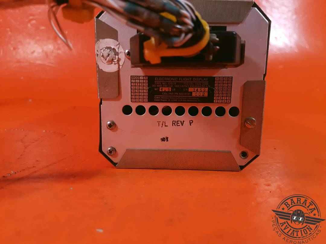 622-6197-002 Collins EFD-74 Electronic Flight Display - W/ Connector 