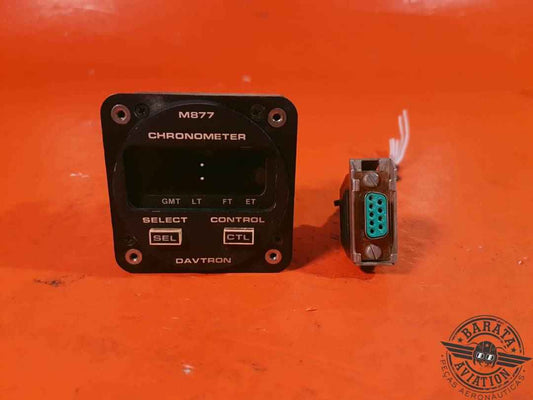 M877Davtron Digital Clock Chronometer - W/ Connector 