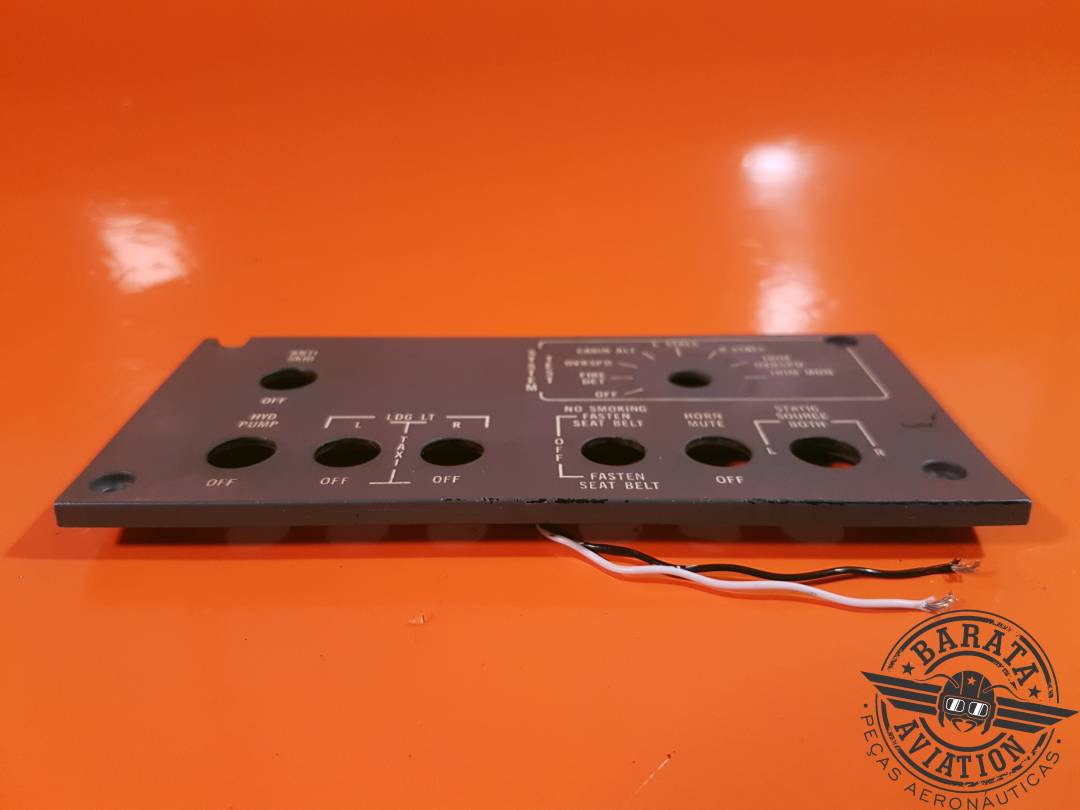 6608330-5 Panel superpuesto Learjet - 115 V - 400 Hz - sin iluminación