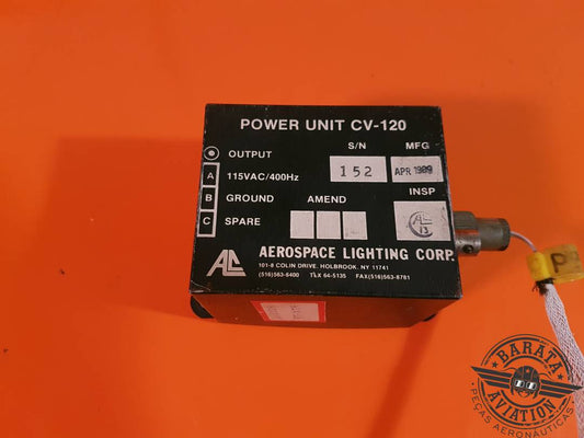 Unidad de potencia de iluminación aeroespacial CV-120