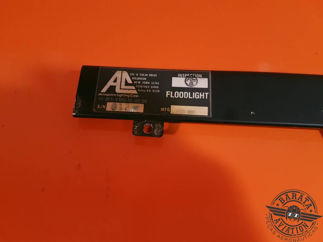 10-901-VM2-1L-20.00 Luz aeroespacial - Tubo fluorescente reflector