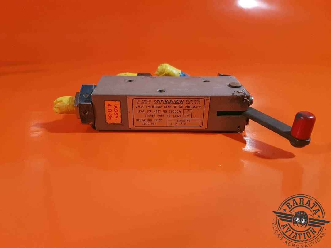 6600078-6 Lear Jet Valve Assy