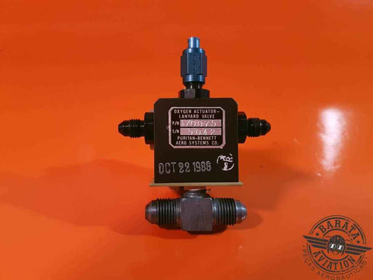 170075 Puritan - Oxygen Actuator Lanyard Valve Assy