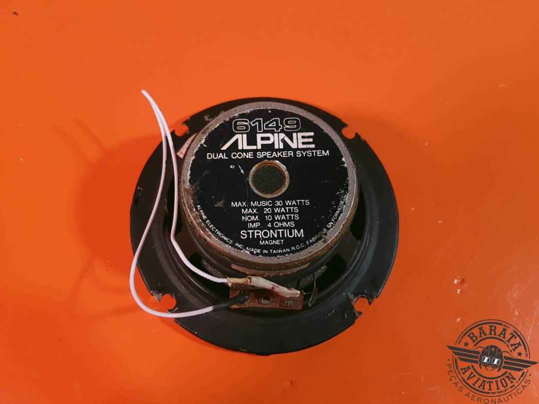 6149  Alpine Speaker - Dual Cone - 30 w 