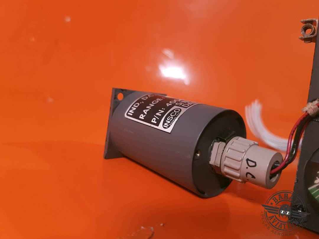 4006-3002 Insco Learjet D.C. Volts Indicator- Range: 0-35 vdc