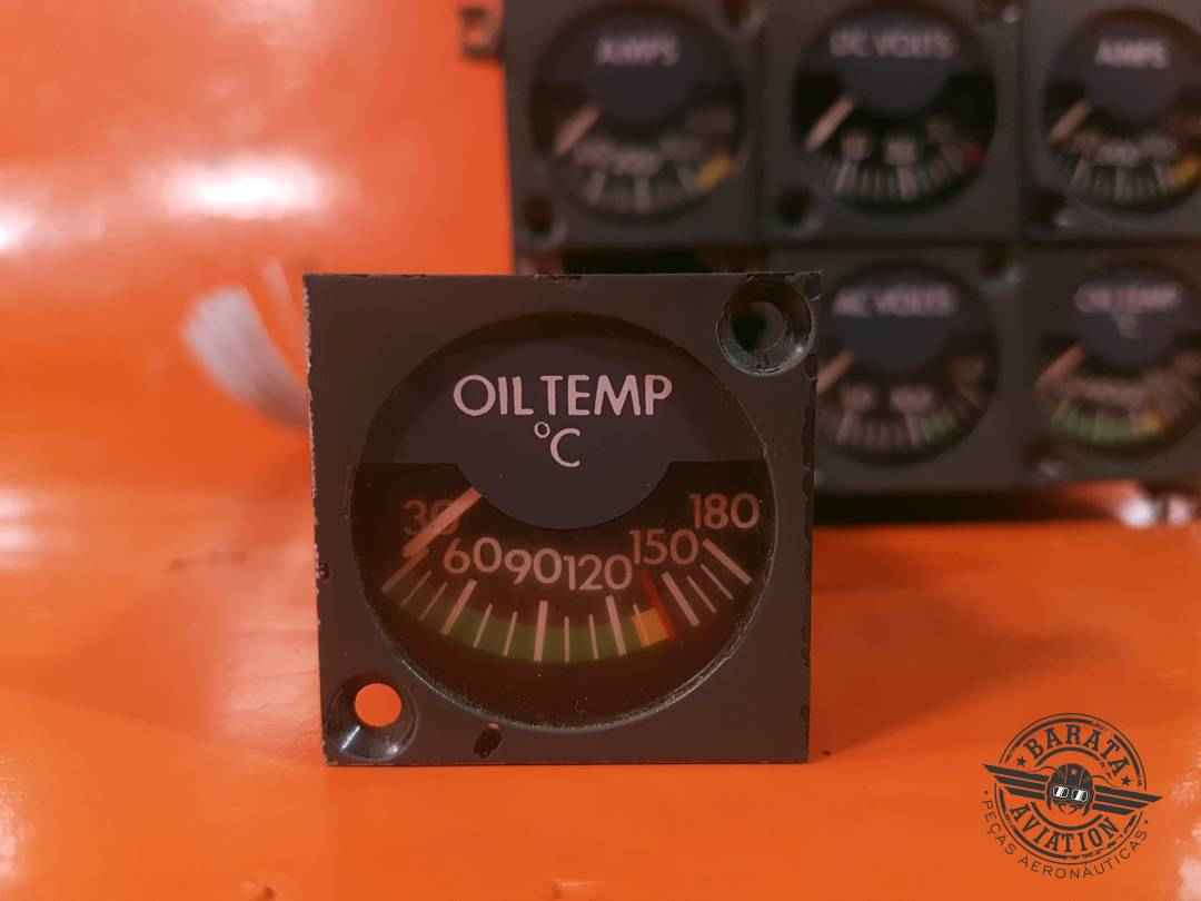 5002-3025 Insco Lerjet Oil Temperature Inicator - Range: 30 To 180 c