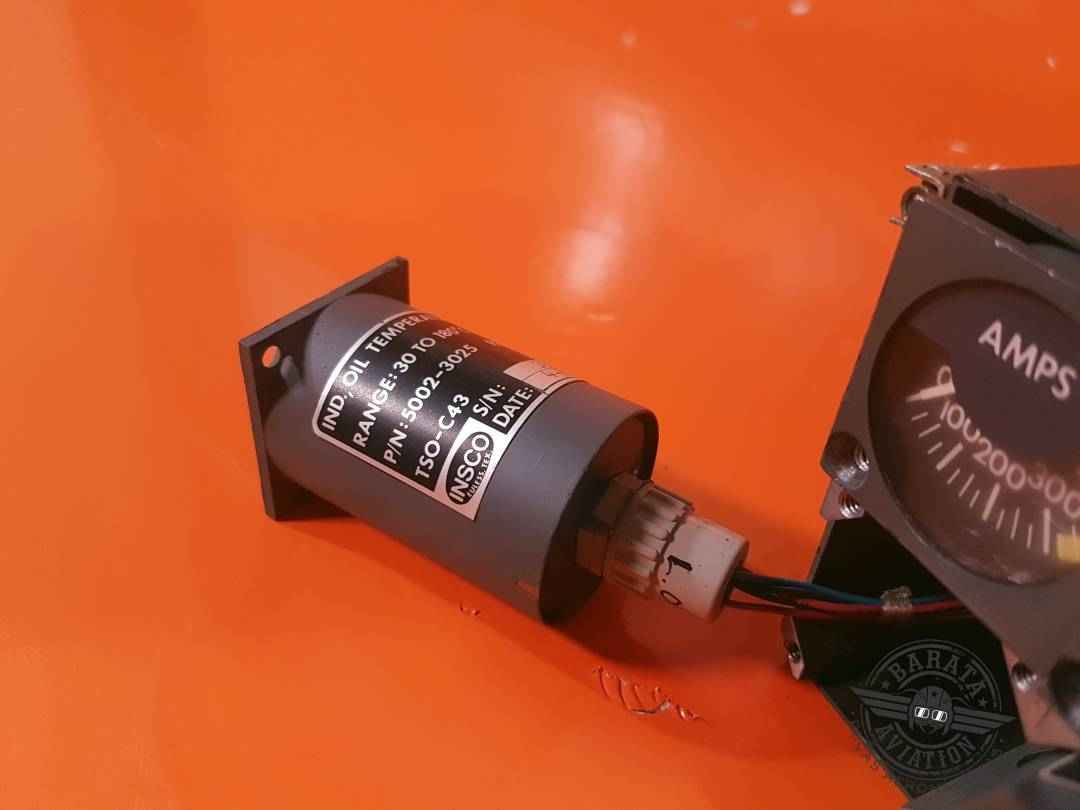 5002-3025 Insco Lerjet Oil Temperature Inicator - Range: 30 To 180 c