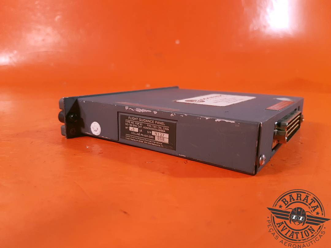 622-2265-058 Collins FGP-81 Flight Guidance Panel - *broken button* 