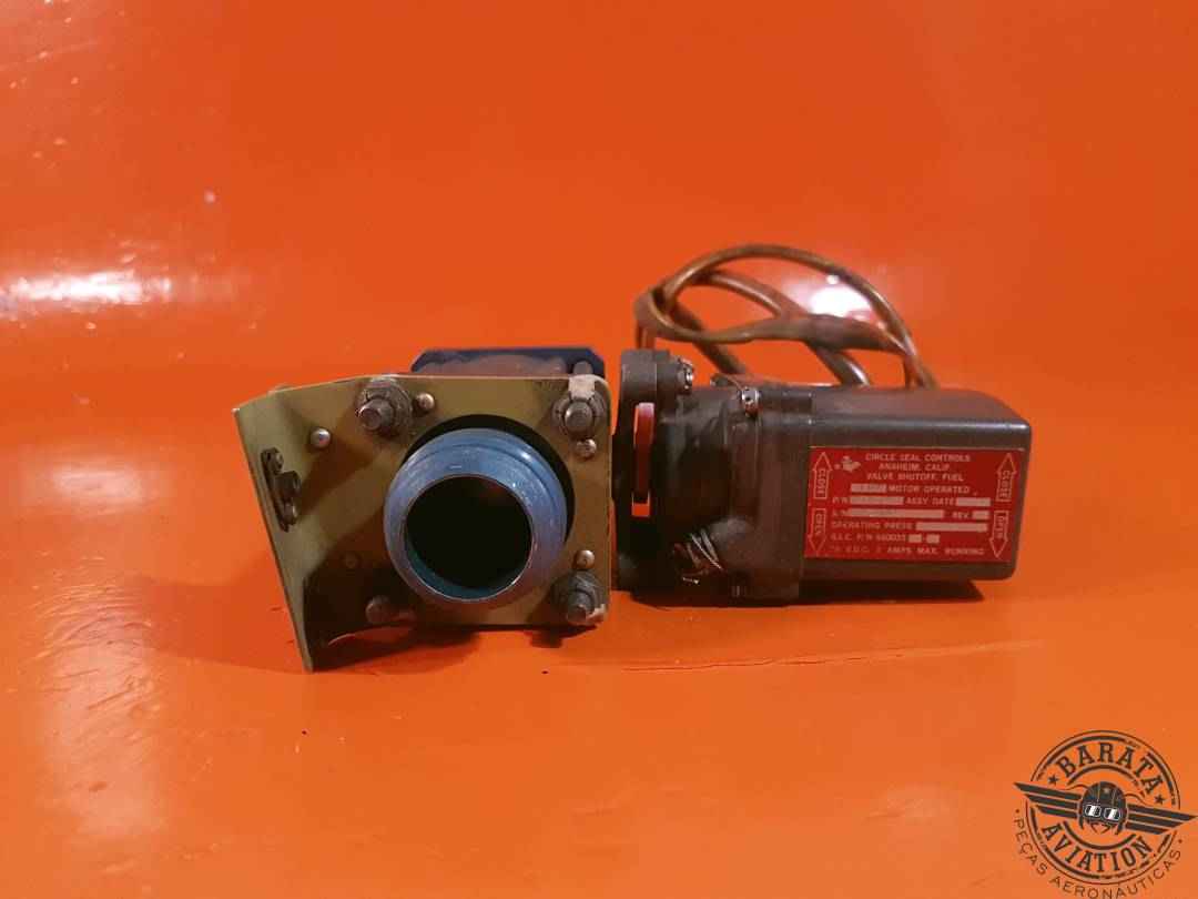 P41-791 Circle Fuel Shutoff Valve - 28 vdc - 3 Amps
