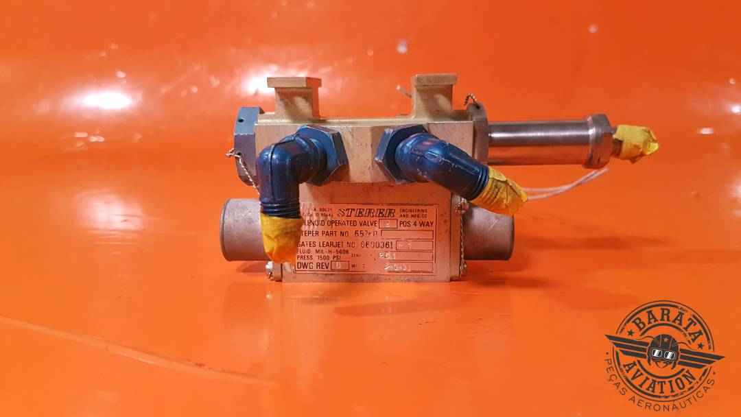 6600361-1 Gates Learjet - 4 way Solenoid Valve Assy
