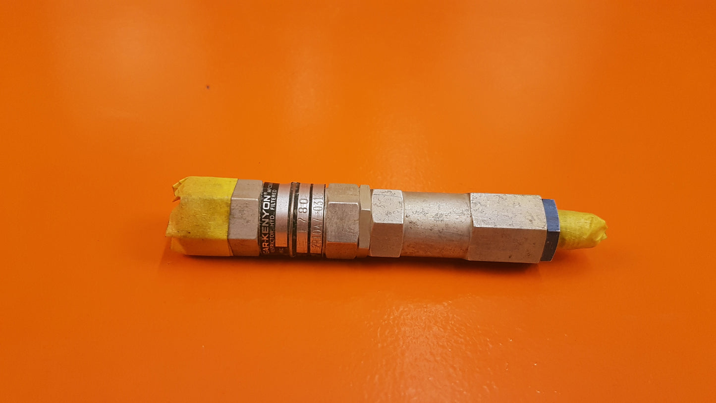 2R1047-0312 Gar - Kenyon Hyd Filtered Restrictor