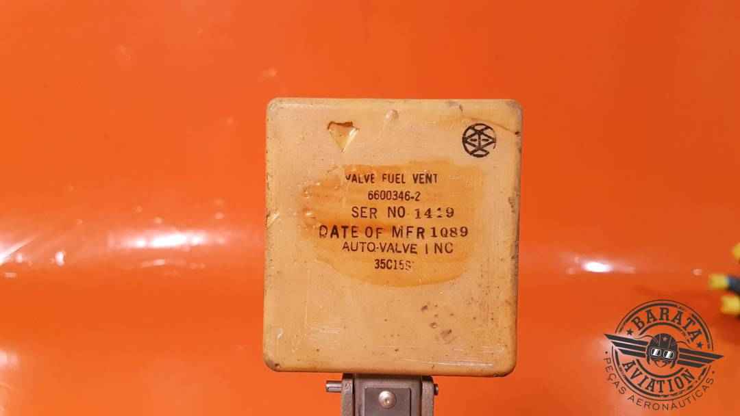 6600346-2 Bombardier Learjet Fuel Vent Float Valve Assy