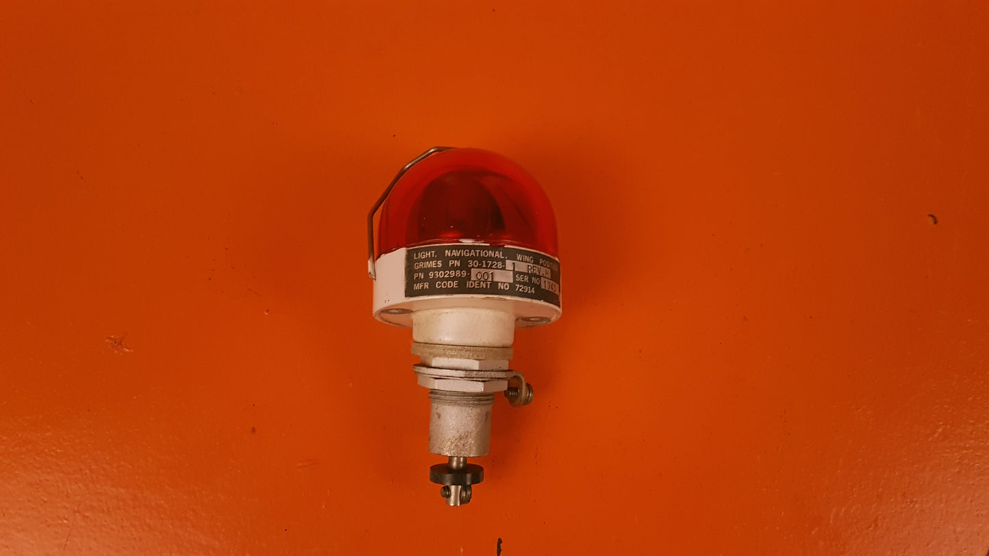 30-1728-1 Grimes Navigational Light Red Assy