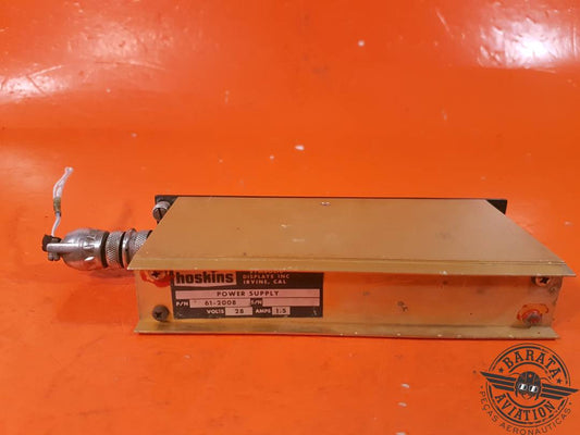 61-2008 Hoskins Power Supply - w/ Connector - 28 vdc - 1.5 amps