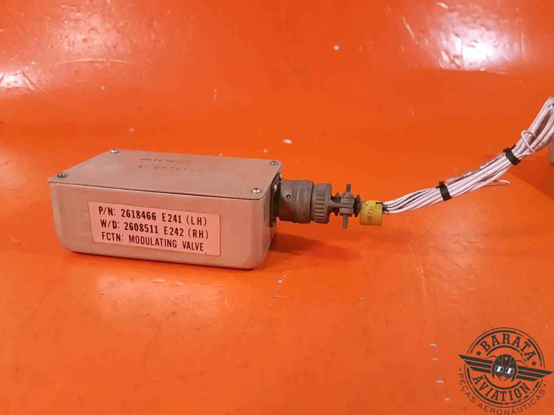 2618466-3 Gates Learjet Modulating Valve Assy - W/ Connector