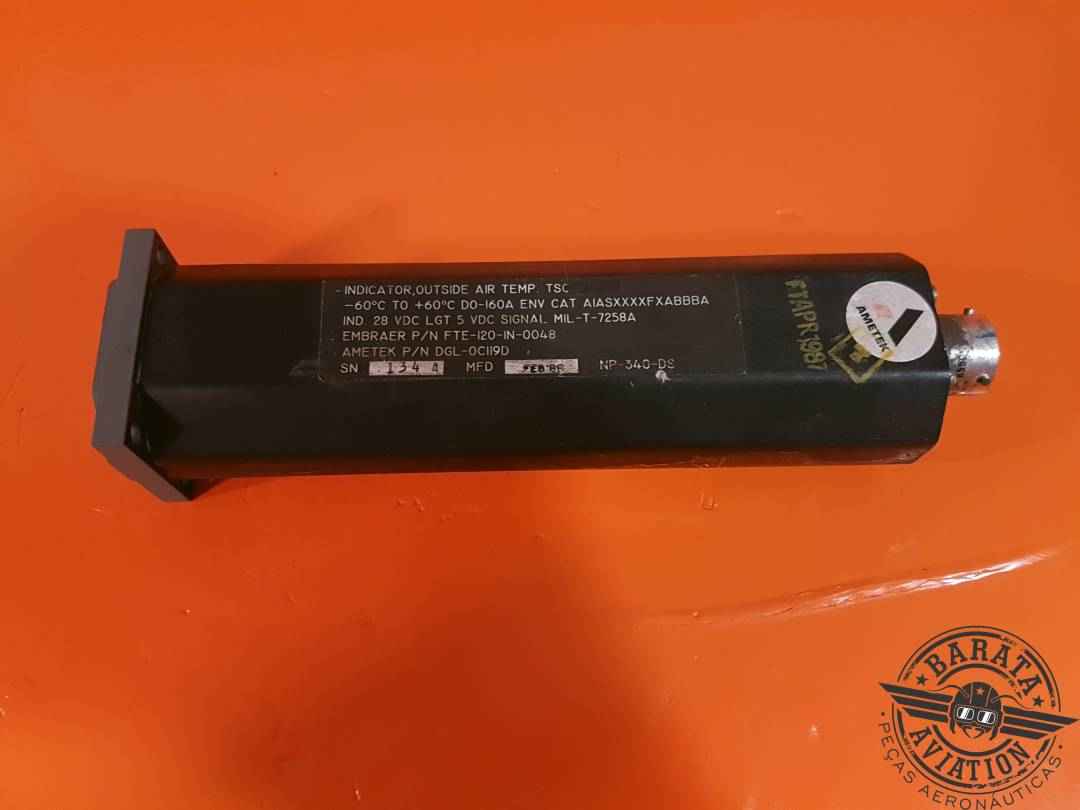 DGL-0C119D Ametek Outside Air Temperature Indicator 28 VDC