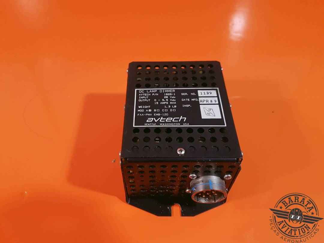 1826-1 Avtech D.C. Lamp Dimmer - 28 vdc 