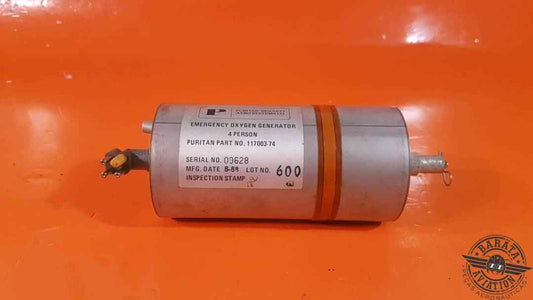 117003-74 Puritan Emergency Oxygen Generator Assy
