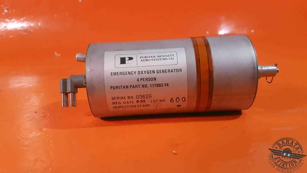 117003-74 Puritan Emergency Oxygen Generator Assy