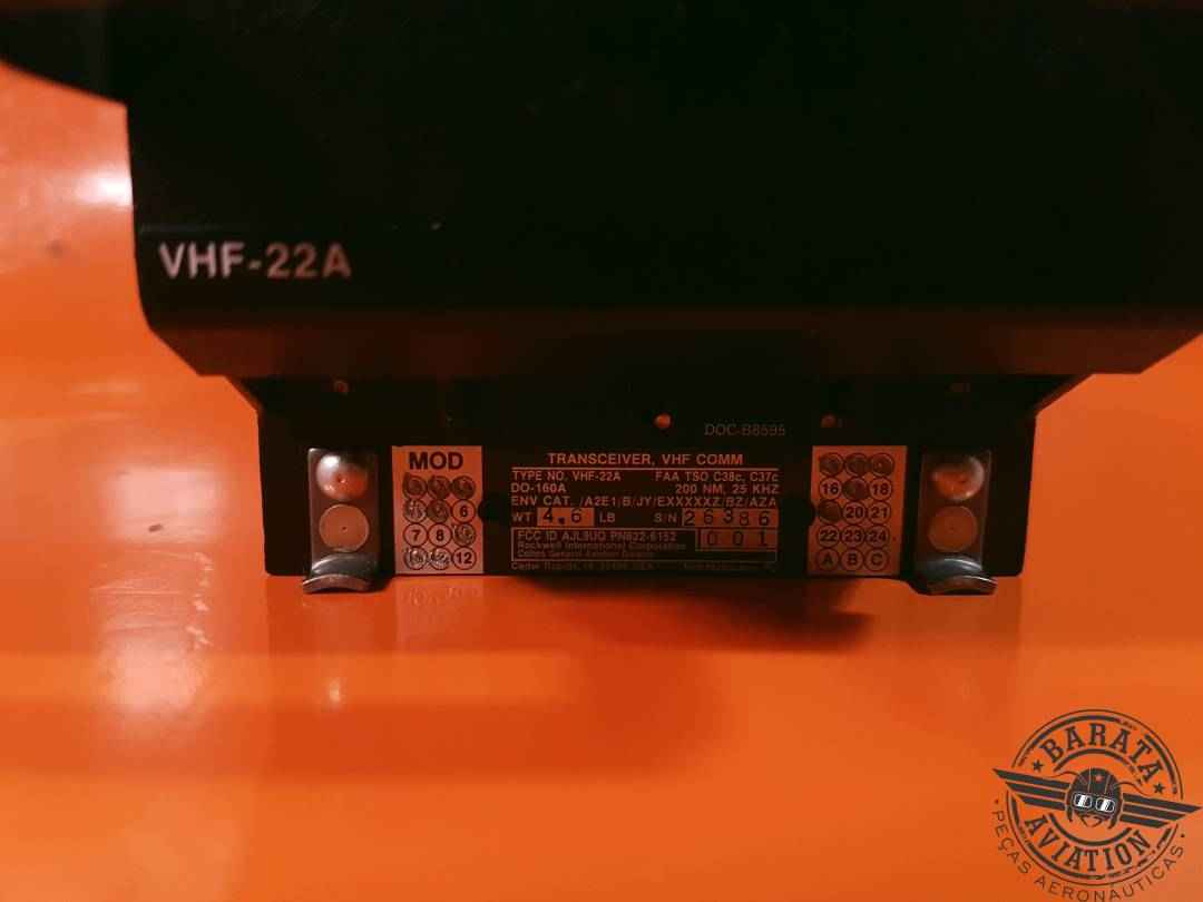 622-6152-001 Collins VHF-22A Transceiver, VHF Comm 