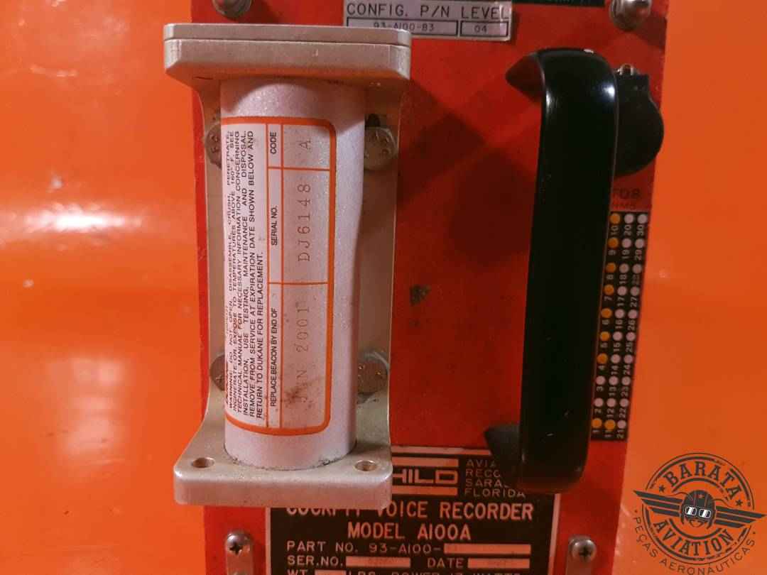 93-A100-83 Farchild A100A Cockpit voice Recorder- 17 Watts