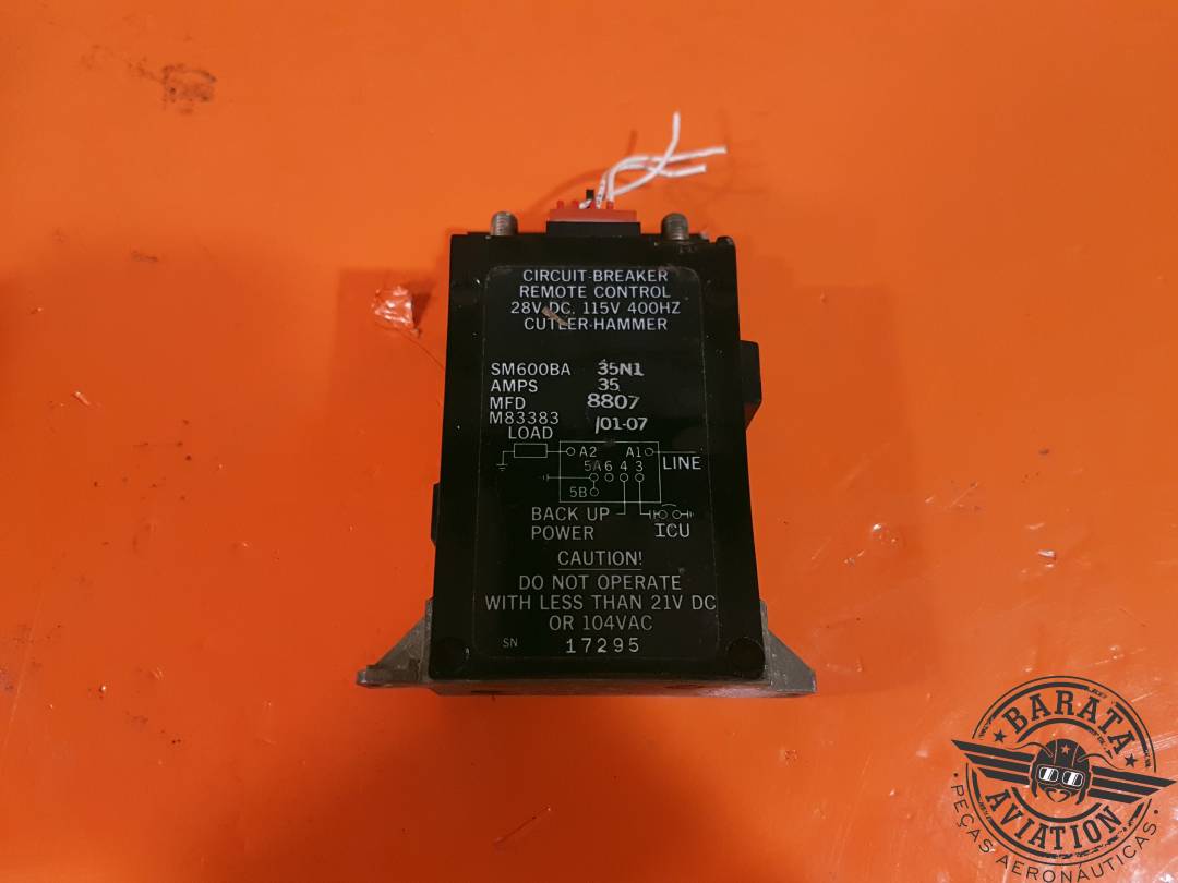 SM600BA C H - Circuit Breaker Remote Control - 28 vdc