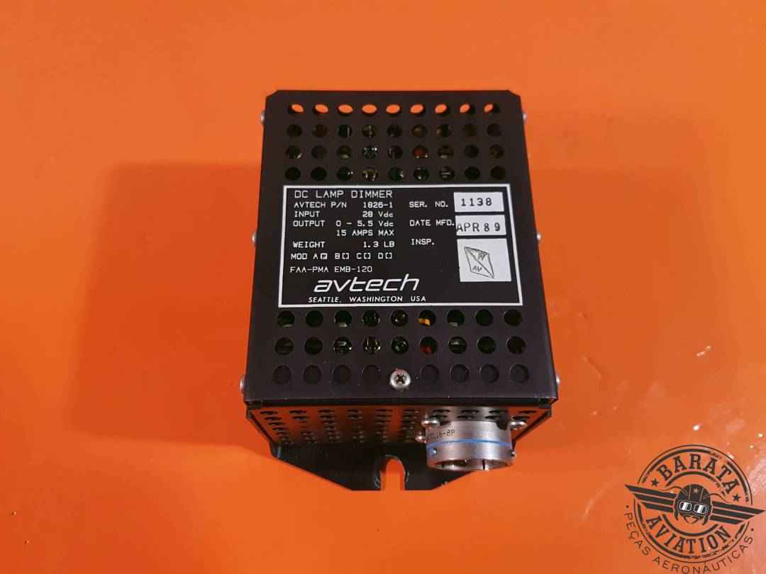 1826-1 Avtech D.C. Lamp Dimmer - 28 vdc