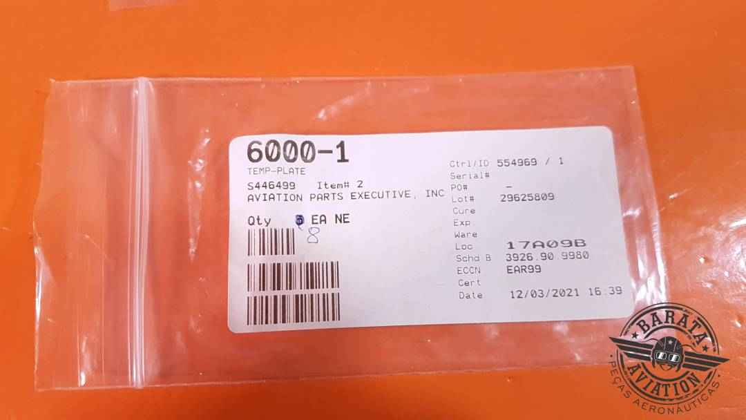 6000-1  Wahl Temperature Plate - Novo