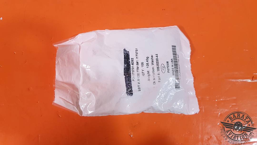 MS35338-44 Arandela de seguridad con resorte - Paquete de 100 - Nueva