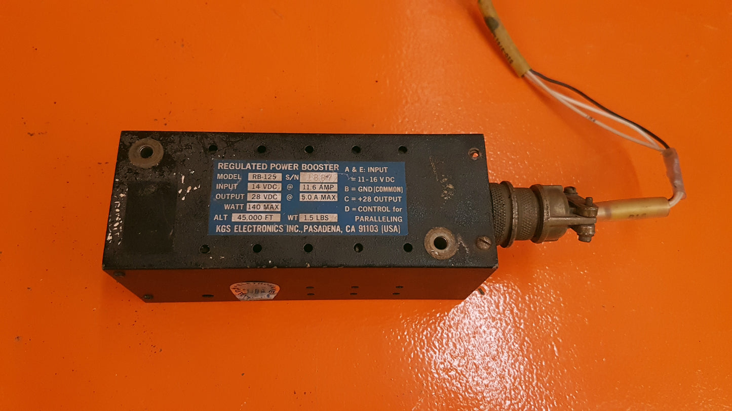 RB-125 KGS Regulated DC to DC Power Booster