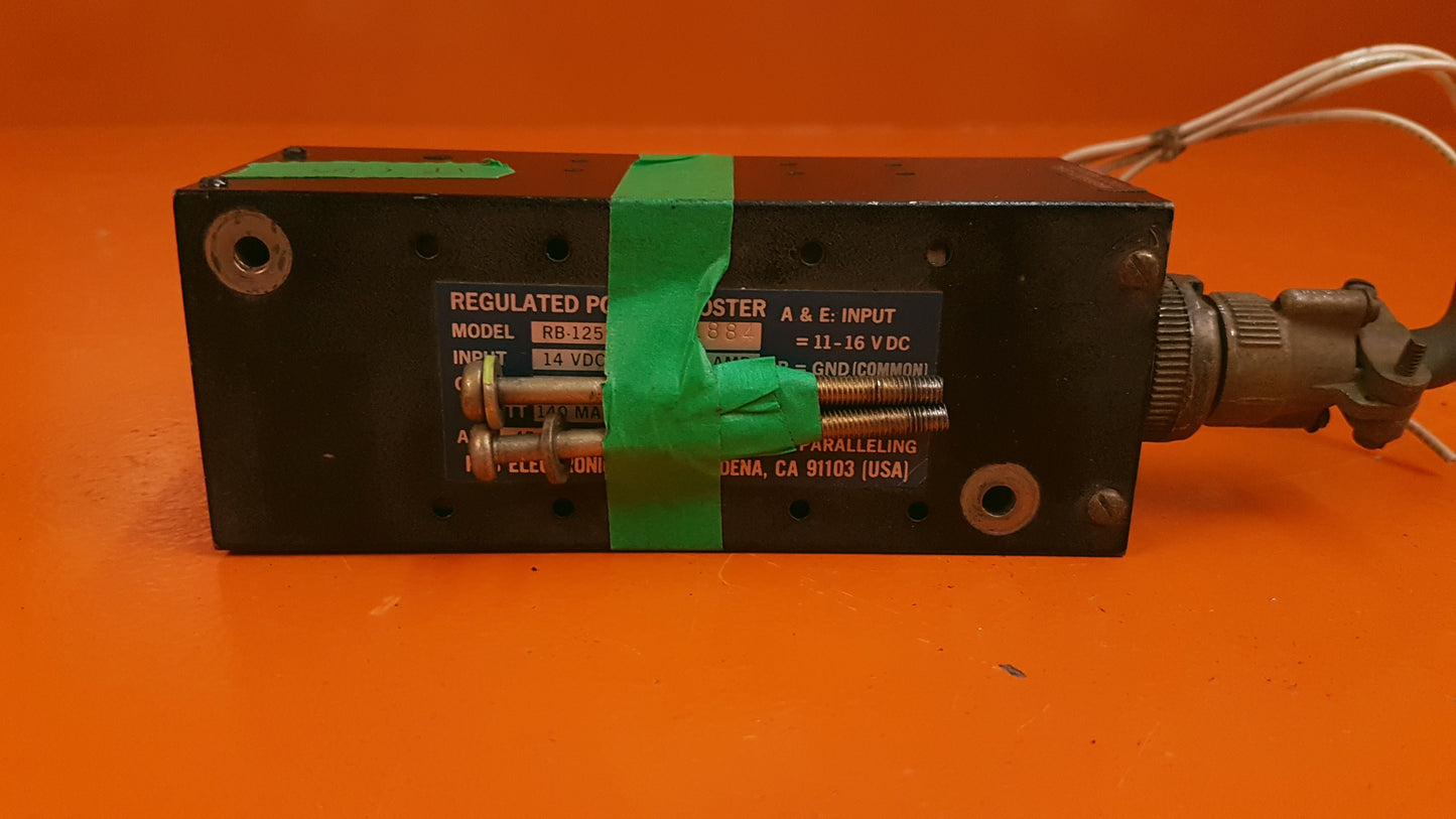 RB-125 KGS Regulated DC to DC Power Booster