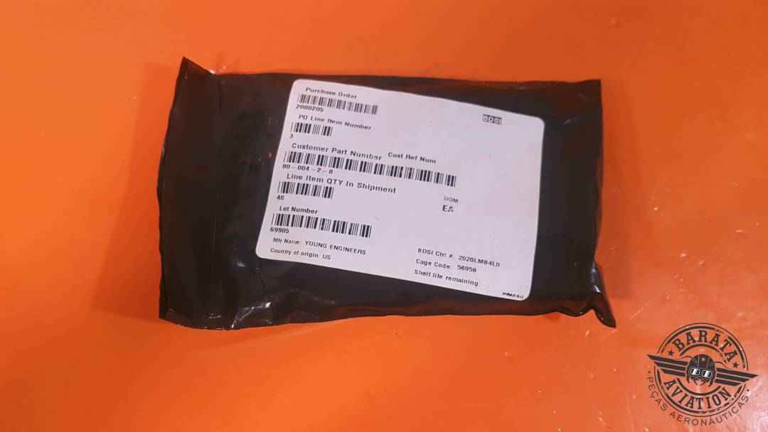 80-004-2-8 Bell Helicopter Insert   w/ form 8130-3 - Pacote C/ 6 Unidades