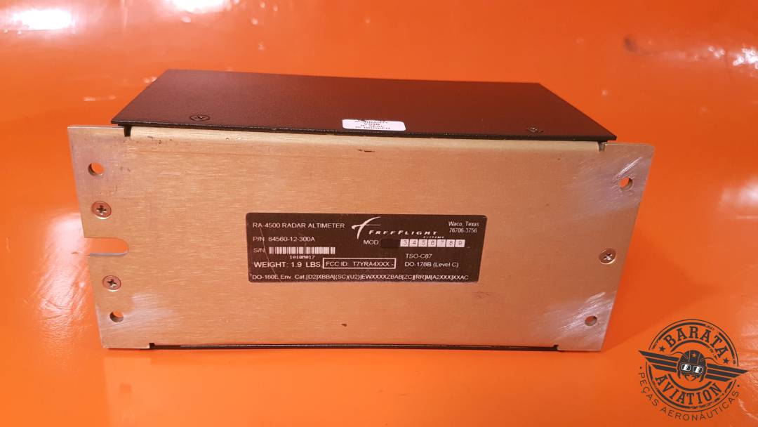 84560-12-300A FreeFlight RA-4500 Radar Altimeter- W/ Connector 